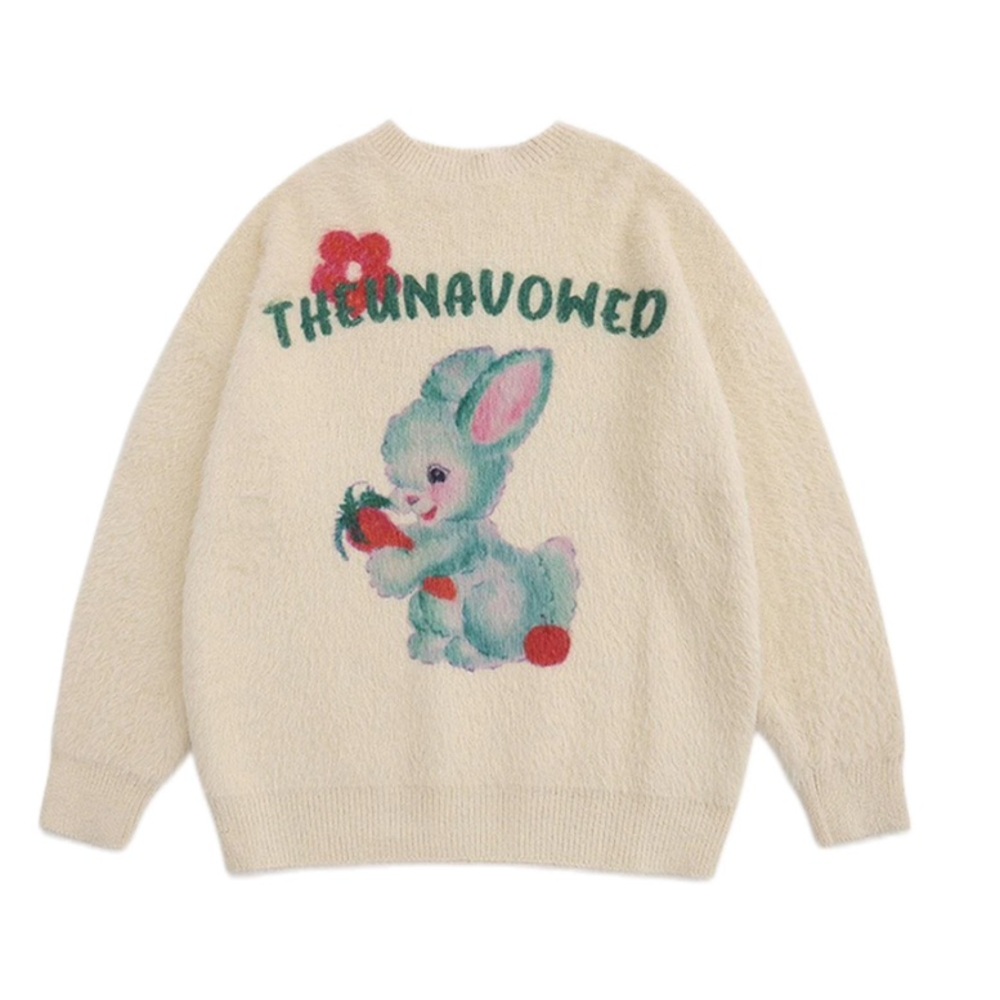 Aelfric Eden Cartoon Rabbit Sweater (Size S)
